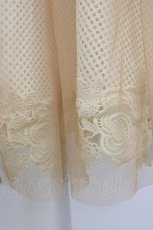 画像7: axes femme / 裾レースアンサンブルワンピース  アイボリー T-26-03-06-038-AX-OP-SA-ZT637 (7)