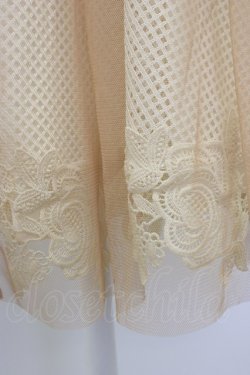 画像7: axes femme / 裾レースアンサンブルワンピース  アイボリー T-26-03-06-038-AX-OP-SA-ZT