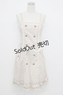 画像1: axes femme / ストライプワンピース  ボルドーＸ白 T-26-03-06-039-AX-OP-SA-ZT