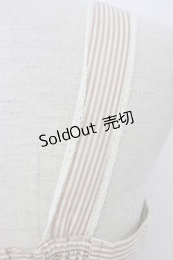 画像3: axes femme / ストライプワンピース  ボルドーＸ白 T-26-03-06-039-AX-OP-SA-ZT