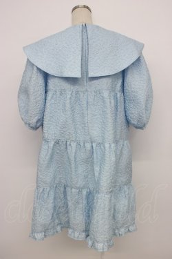 画像2: Candy Stripper / 丸襟半袖ワンピース  サックス T-26-03-06-040-PU-OP-SA-ZT