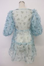 画像2: Candy Stripper / BABY RABBIT CACHE-COEUR DRESS  サックス T-26-03-06-041-PU-OP-SA-ZT637 (2)