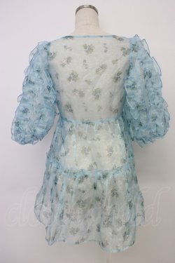 画像2: Candy Stripper / BABY RABBIT CACHE-COEUR DRESS  サックス T-26-03-06-041-PU-OP-SA-ZT