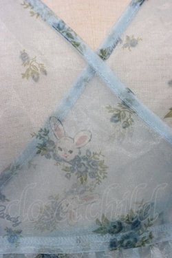 画像4: Candy Stripper / BABY RABBIT CACHE-COEUR DRESS  サックス T-26-03-06-041-PU-OP-SA-ZT