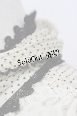 画像4: axes femme / フロッキードットブラウスワンピース  アイボリーＸ黒 T-26-03-06-044-AX-OP-SA-ZT