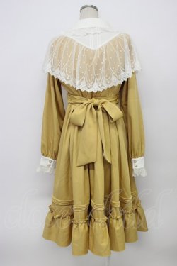 画像2: Amavel / Classical Flowerレースケープワンピース  イエロー T-26-03-06-045-CA-OP-SA-ZT