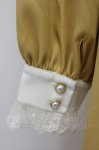 画像3: Amavel / Classical Flowerレースケープワンピース  イエロー T-26-03-06-045-CA-OP-SA-ZH (3)