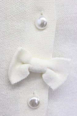画像4: MILK / トリプルRibbonカーディガン  アイボリー T-26-03-06-005-ML-TO-SA-ZT