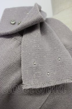 画像3: evelyn / ストーンリボンニットトップス  ラベンダー T-26-03-06-009-LO-TO-SA-ZT