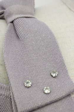 画像4: evelyn / ストーンリボンニットトップス  ラベンダー T-26-03-06-009-LO-TO-SA-ZT