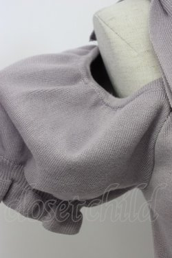 画像5: evelyn / ストーンリボンニットトップス  ラベンダー T-26-03-06-009-LO-TO-SA-ZT