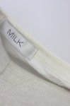 画像6: MILK / MILKロゴTee  オフ×ブラック T-26-03-06-001-ML-TS-SA-ZT637 (6)