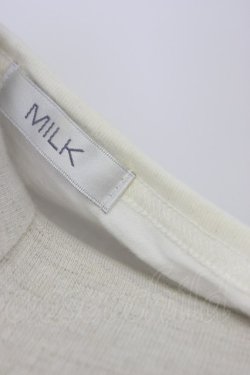 画像6: MILK / MILKロゴTee  オフ×ブラック T-26-03-06-001-ML-TS-SA-ZT