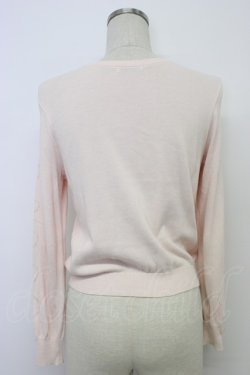 画像2: MILK / ハートポケットカーディガン  ベビーピンク T-26-03-06-013-ML-TO-SA-ZT