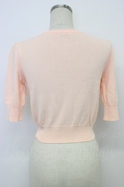 画像2: MILK / ツインハートカーデ  ピーチ T-26-03-06-015-ML-TO-SA-ZT