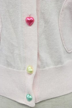 画像4: MILK / CD ハートドロップカーデ  クールピンク T-26-03-06-016-ML-TO-SA-ZT