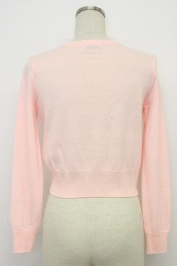 画像2: MILK / ローブ・ド・リボンカーデ  ベビーピンク T-26-03-06-018-ML-TO-SA-ZT