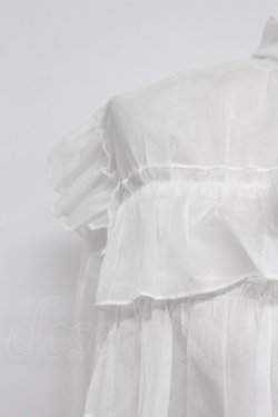 画像5: axes femme NOSTALGIE / シアーボウタイブラウス  ホワイト T-26-03-07-018-AX-BL-SA-ZT