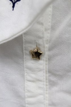 画像6: axes femme / 夏の星空刺繍ボウタイブラウス M ホワイト T-26-03-07-019-AX-BL-SA-ZT