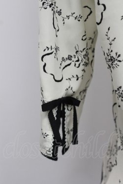 画像3: INGEBORG / ブーケ柄タック使いブラウス S シロ T-26-03-07-020-LO-BL-OW-ZT