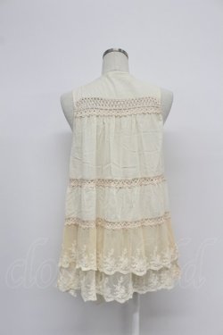 画像2: axes femme / 裾レースジレ  ベージュ T-26-03-07-025-AX-TO-SA-ZT