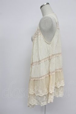 画像3: axes femme / 裾レースジレ  ベージュ T-26-03-07-025-AX-TO-SA-ZT
