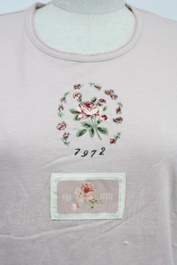画像4: PINK HOUSE / ピンクハウスフレンズ刺繍入りカットソー  ピンク T-26-03-07-026-LO-TO-SA-ZT