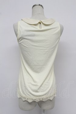 画像2: axes femme / 衿付タンクトップ M キナリ T-26-03-07-003-AX-TO-SA-ZT