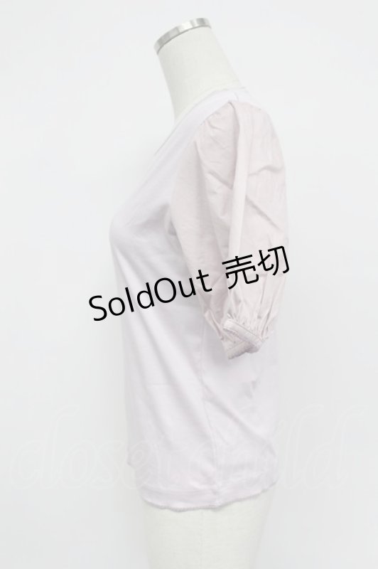 画像3: PINK HOUSE / ローズリースプリントカットソー  ラベンダー T-26-03-07-029-LO-TO-SA-ZT638 (3)