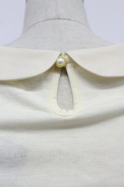 画像3: axes femme / 衿付タンクトップ M キナリ T-26-03-07-003-AX-TO-SA-ZT