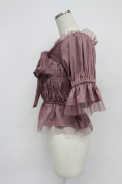 画像3: axes femme / バックリボンシャーリングプルオーバー  ピンク T-26-03-07-031-AX-TO-SA-ZT