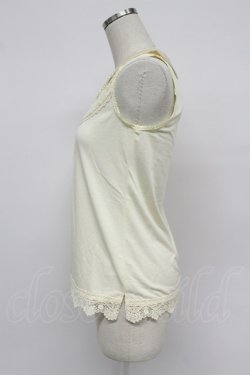 画像4: axes femme / 衿付タンクトップ M キナリ T-26-03-07-003-AX-TO-SA-ZT