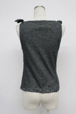 画像2: INGEBORG / カメリアptタンクトップ S シロ×グレー T-26-03-07-034-LO-TO-OW-ZT