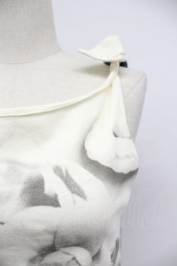 画像4: INGEBORG / カメリアptタンクトップ S シロ×グレー T-26-03-07-034-LO-TO-OW-ZT