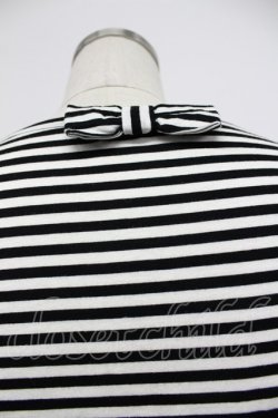 画像3: Emily Temple cute / ボーダー半袖カットソー M 黒Ｘ白 T-26-03-07-035-ET-TO-SA-ZT