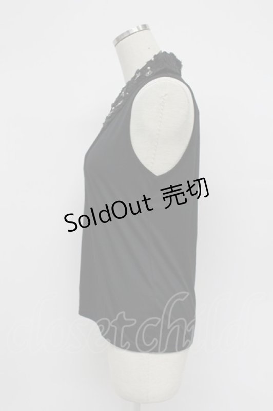 画像3: axes femme / 襟付きタンク M クロ T-26-03-07-037-AX-TO-SA-ZT638 (3)