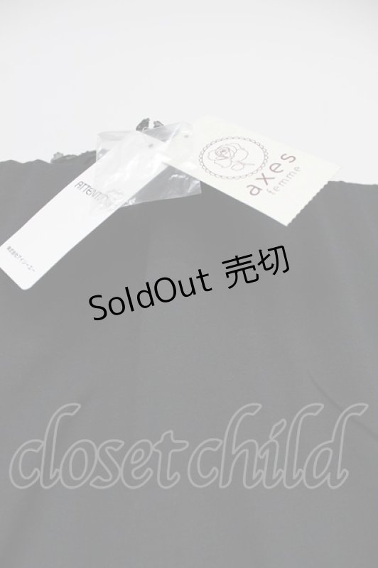 画像5: axes femme / 襟付きタンク M クロ T-26-03-07-037-AX-TO-SA-ZT638 (5)