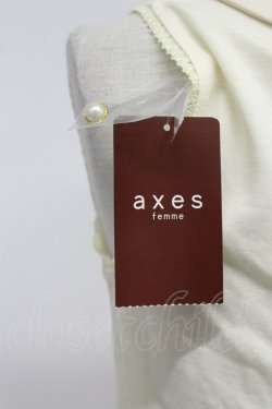 画像7: axes femme / 衿付タンクトップ M キナリ T-26-03-07-003-AX-TO-SA-ZT