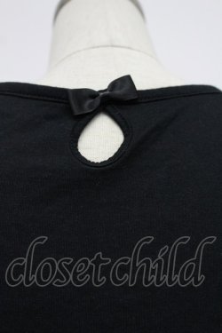 画像3: Emily Temple cute / レース襟半袖カットソー  黒 T-26-03-07-039-ET-TO-SA-ZT