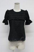 MILK / LILYブラウス  黒 T-26-03-07-040-ML-BL-SA-ZT