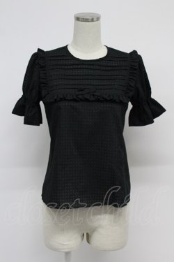 画像1: MILK / LILYブラウス  黒 T-26-03-07-040-ML-BL-SA-ZT