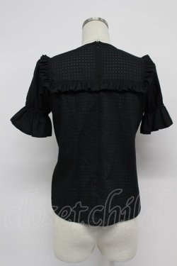 画像2: MILK / LILYブラウス  黒 T-26-03-07-040-ML-BL-SA-ZT