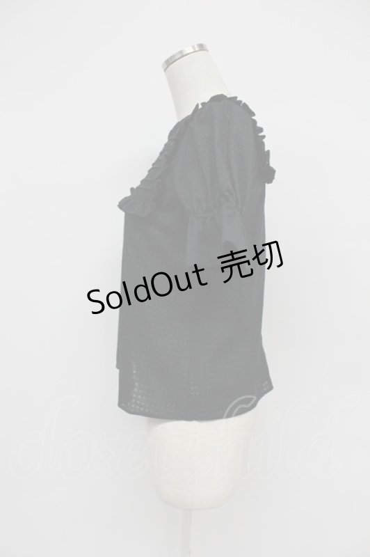 画像5: MILK / LILYブラウス  黒 T-26-03-07-040-ML-BL-SA-ZT638 (5)