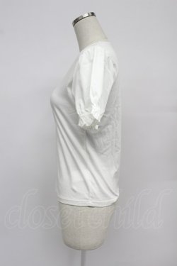 画像3: PINK HOUSE / ロゴ半袖カットソー  白Ｘ赤 T-26-03-07-004-LO-TO-SA-ZT