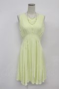 axes femme / タックデザインフレアドレス M イエロー T-26-03-07-048-AX-OP-SA-ZT