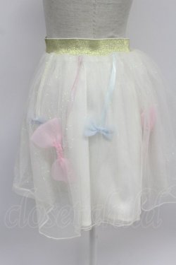 画像4: Swankiss / ラメチュール重ねスカート  ホワイト T-26-03-07-049-CA-SK-SA-ZT