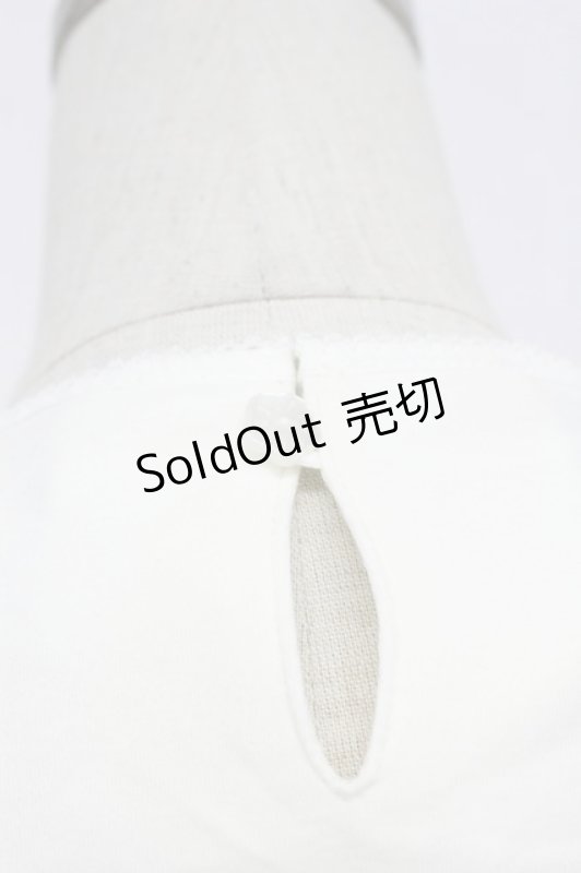 画像3: PINK HOUSE / リボンいっぱいフリル使いカットソー  白 T-26-03-07-006-LO-TO-SA-ZT638 (3)