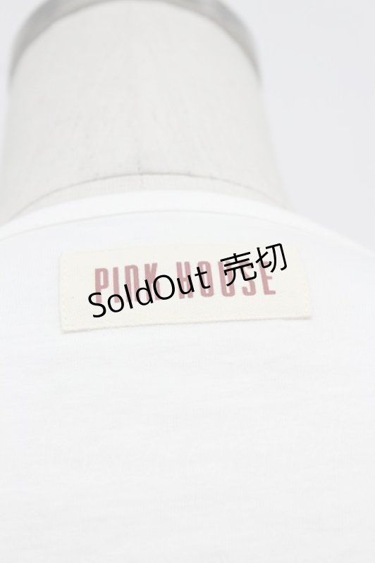 画像3: PINK HOUSE / Pロゴアップリケ付きカットソー  白 T-26-03-07-011-LO-TO-SA-ZT638 (3)