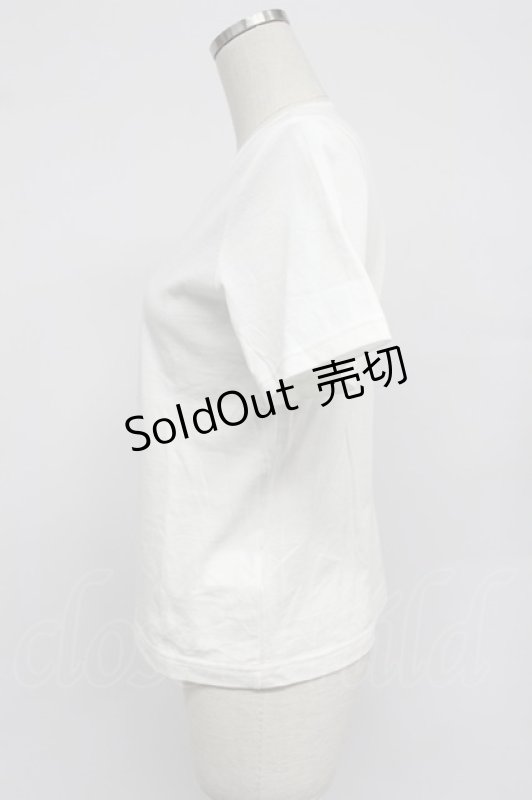 画像4: PINK HOUSE / Pロゴアップリケ付きカットソー  白 T-26-03-07-011-LO-TO-SA-ZT638 (4)