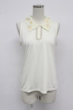 画像1: axes femme / 襟付きタンク M キナリ T-26-03-07-002-AX-TO-SA-ZT